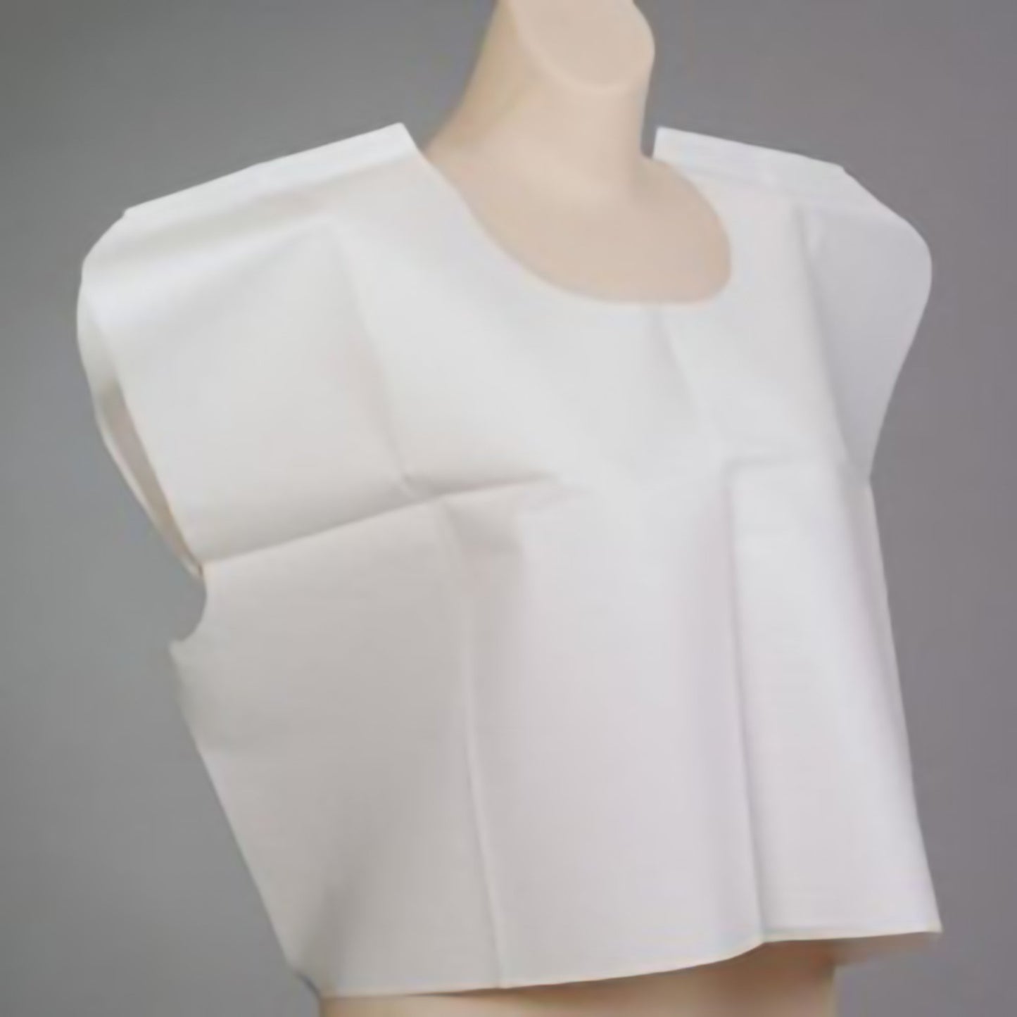 Exam Cape Tidi® White One Size Fits Most Front / Back Opening Without Closure Unisex - 9810856