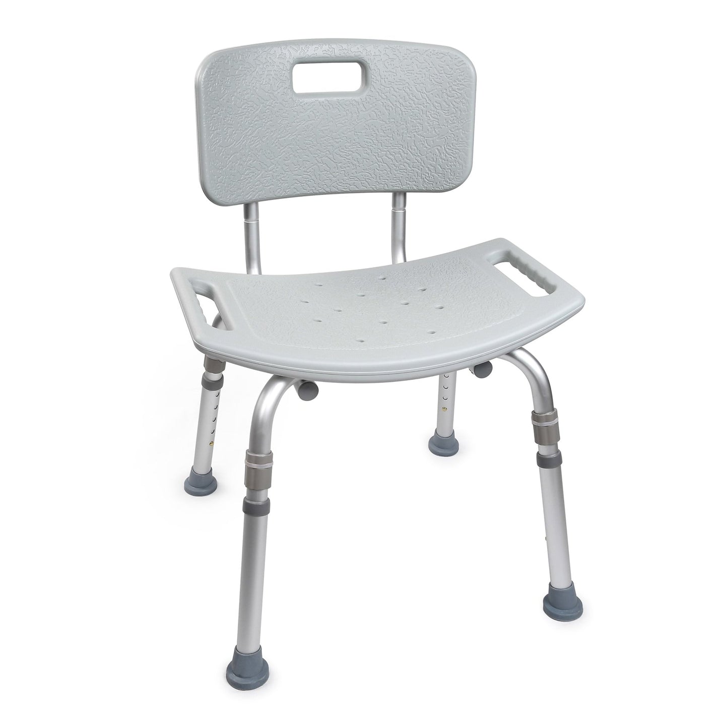 Bath Bench McKesson Without Arms Aluminum Frame Removable Backrest 19-1/4 Inch Seat Width 300 lbs. Weight Capacity - 146-12202KD-1