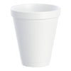 Dart Drinking Cup, White, Styrofoam, Disposable, 12 oz 12J16