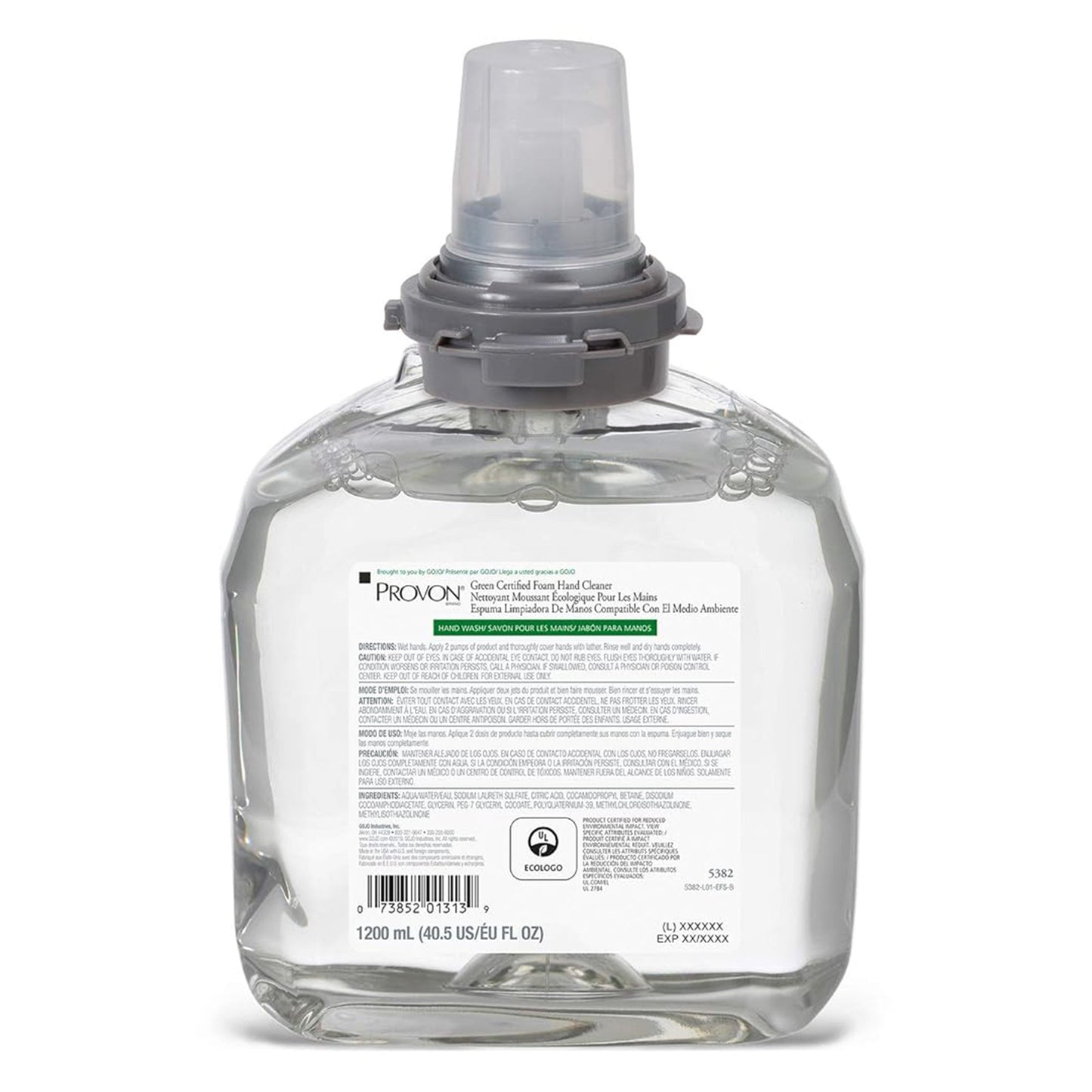 Soap PROVON® Foaming 1,200 mL Dispenser Refill Bottle Unscented - 5382-02