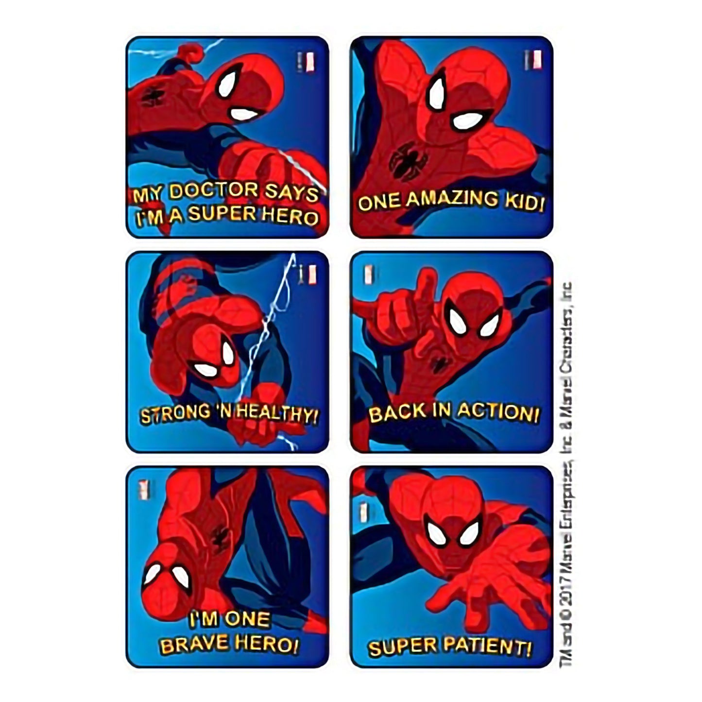 Medibadge Medibadge KLS Spider-Man Strong n Healthy Stickers 2502, RL