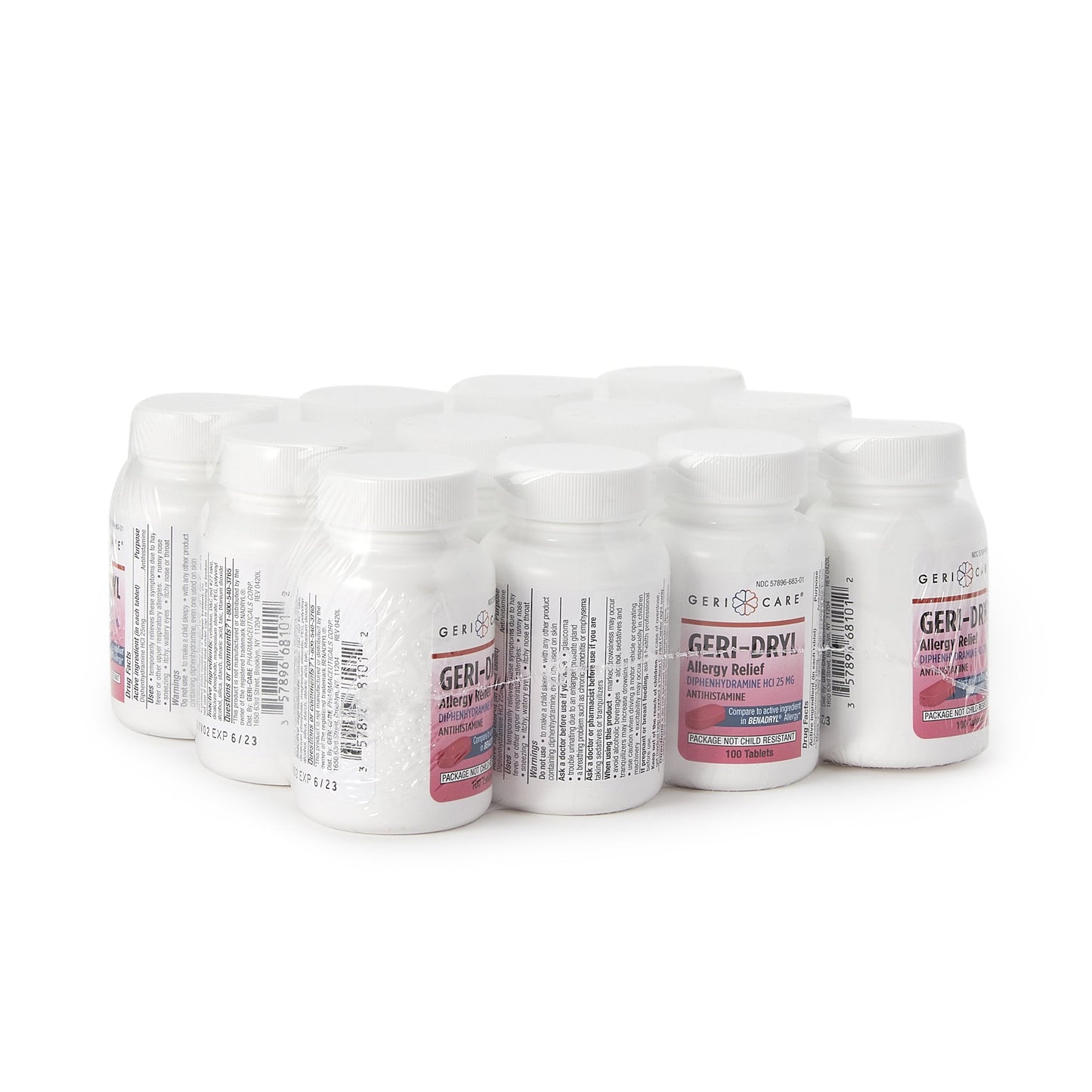 Geri-Dryl Diphenhydramine Allergy Relief 681-01-GCP