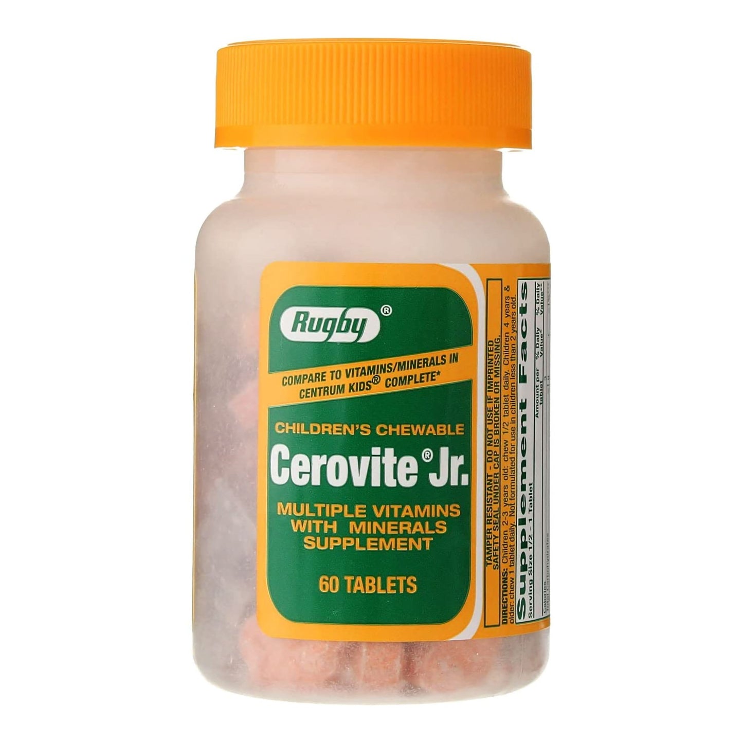 Cerovite Jr. Multivitamin Supplement 00536344308