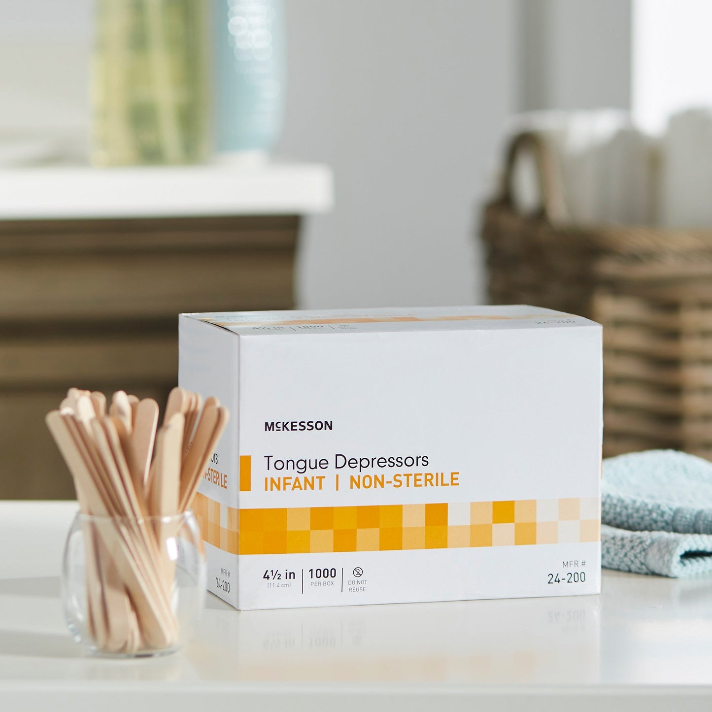 McKesson Tongue Depressor for Infant Use, Nonsterile 24-200