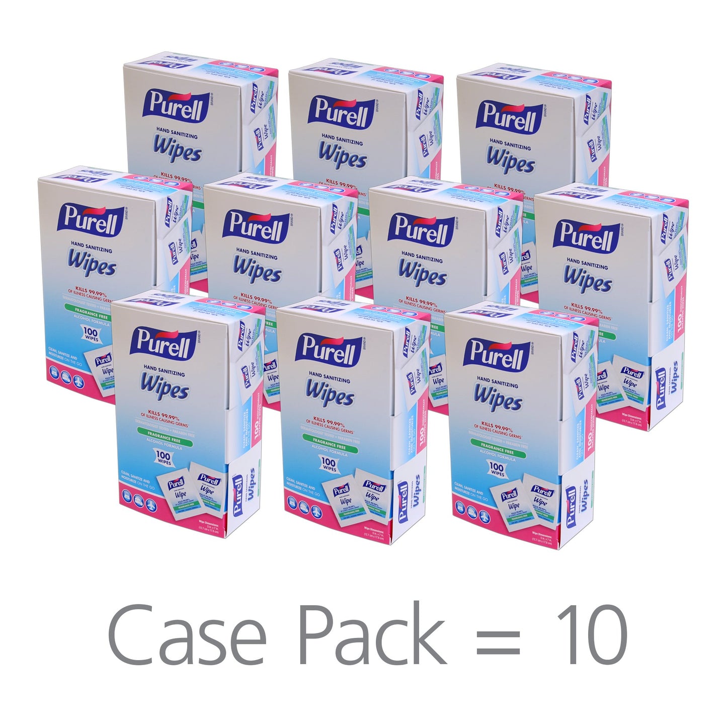 Purell Hand Sanitizing Wipe, Ethyl Alcohol 9022-10