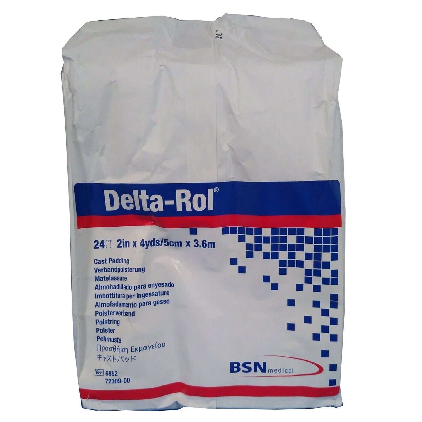 Delta-Rol® White Acrylic Undercast Cast Padding, 2 Inch x 4 Yard 6882