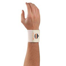 Wrist Support ProFlex® 400 Universal Wraparound / Wristlet Elastic Left or Right Wrist Tan One Size Fits Most 72103