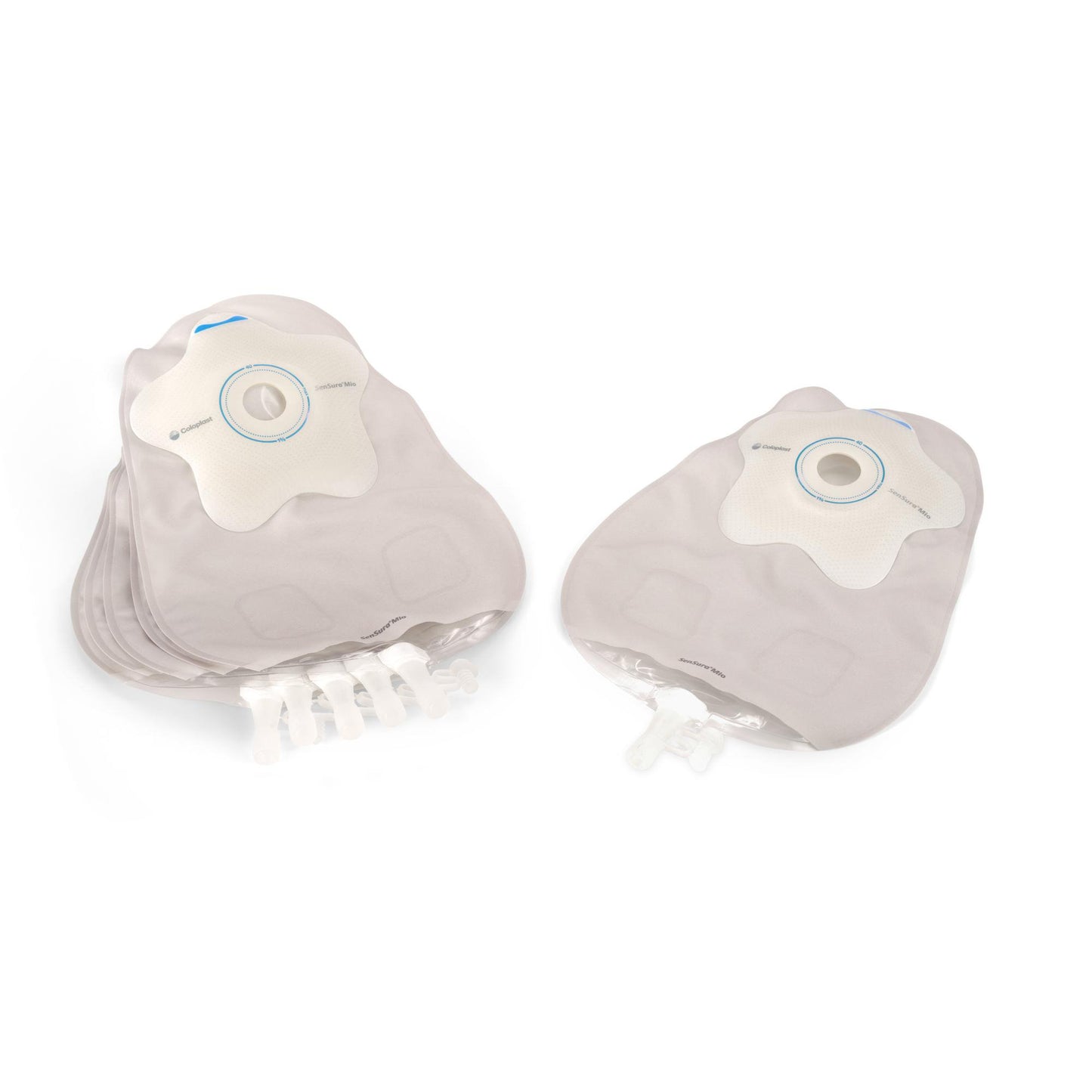 Urostomy Pouch SenSura® Mio Concave One-Piece System 10-1/2 Inch Length, Maxi Concave, Pre-Cut 3/4 Inch Stoma Drainable 18402