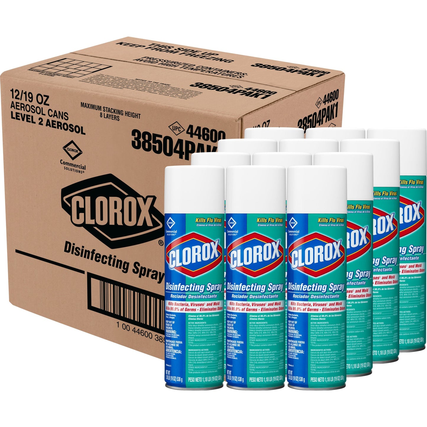 Clorox® Disinfecting Spray, Fresh Scent, 19 oz. 38504