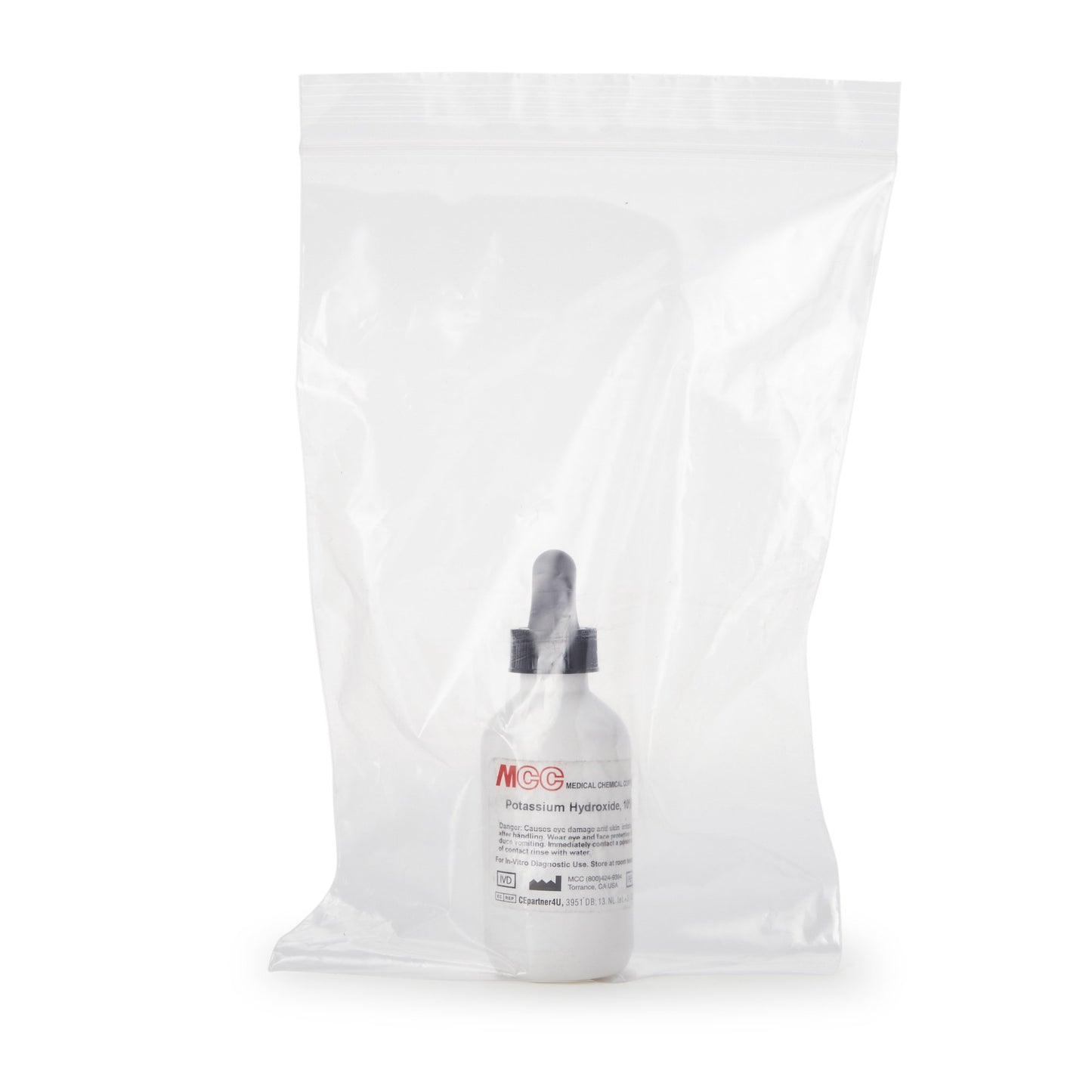 Microbiology Reagent Potassium Hydroxide Inorganic Compound 10% 2 oz. 783A-2OZ