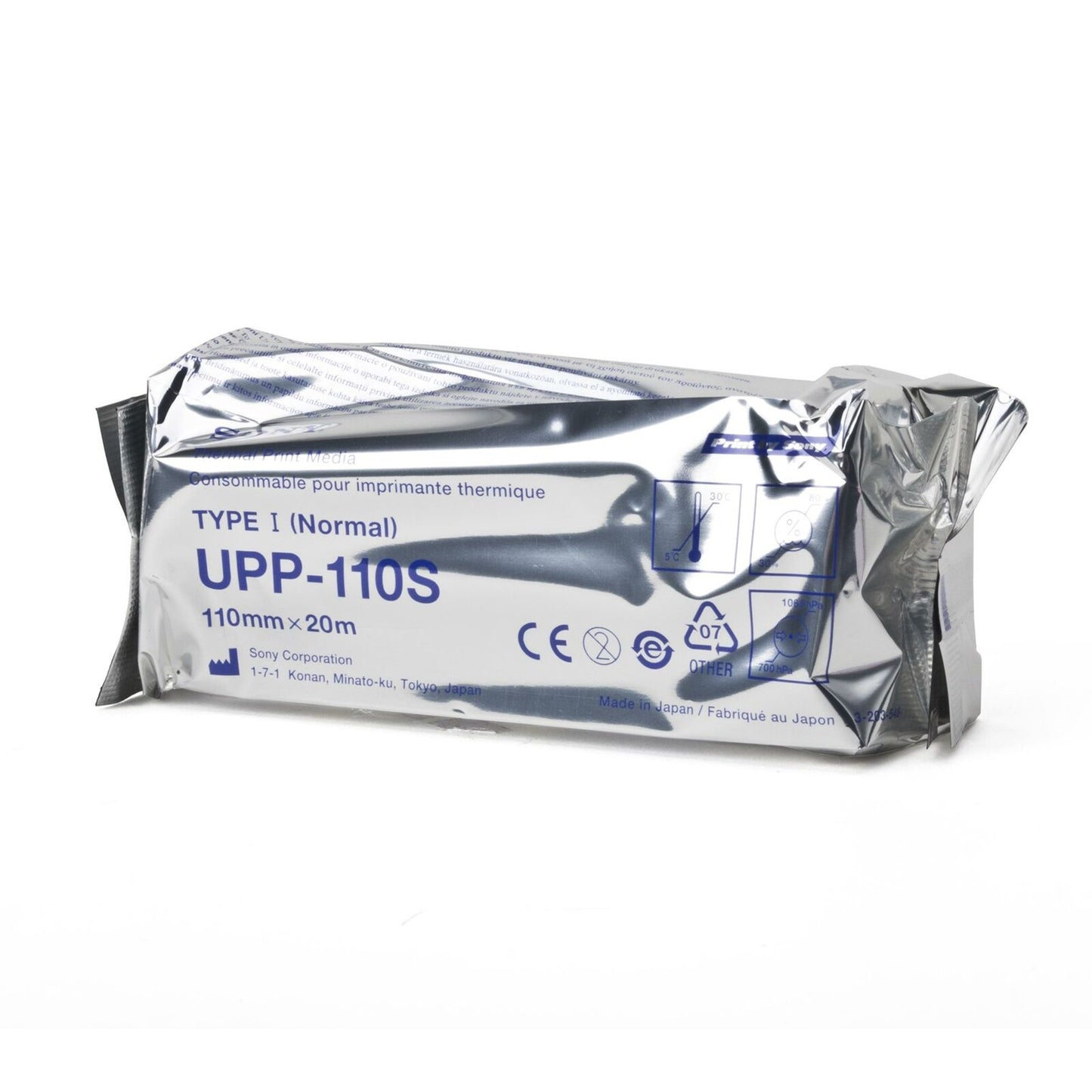 Ultrasound Video Paper Sony® Roll Black and White Standard Without Grid 30751534