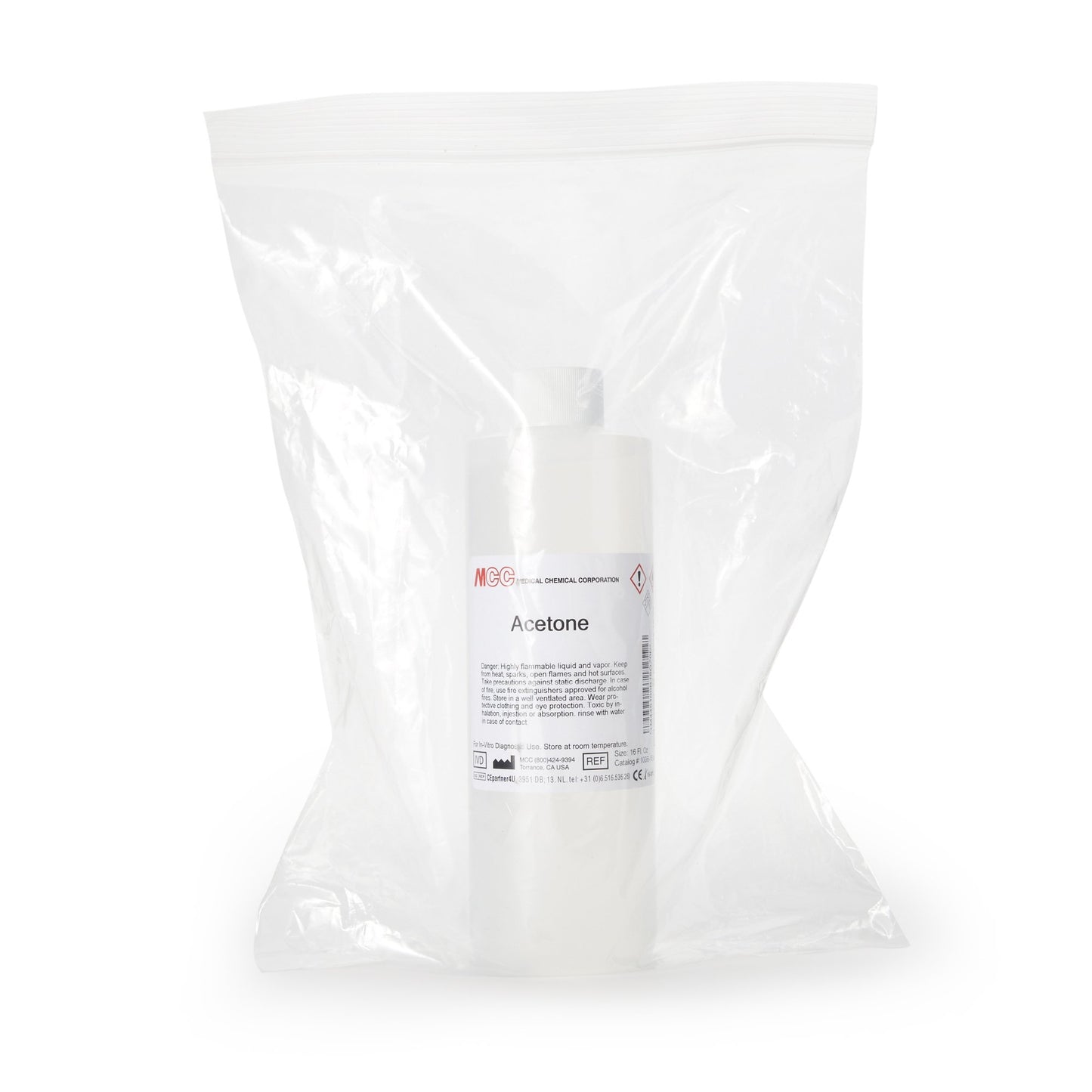 Medical Chemical Acetone Chemistry Reagent, 16-ounce Bottle 100B-16OZ