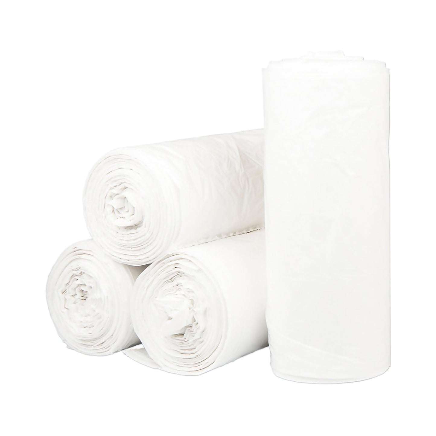 Trash Bag McKesson 30 gal. White LLDPE 0.80 mil 30 X 36 Inch Star Seal Bottom Coreless Roll - WSL3036XHW