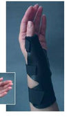 Thumb Splint One Size Fits Most Hook and Loop Closure Black 08146400