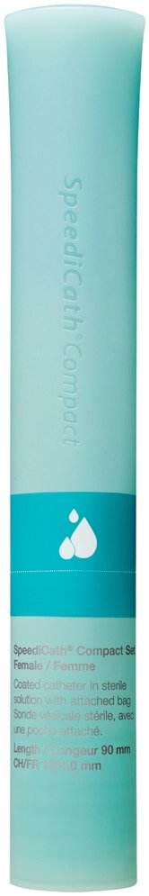 Intermittent Closed System Catheter SpeediCath® Compact Straight Tip 12 Fr. Without Balloon Hydrophilic Coated Polyurethane - 28522
