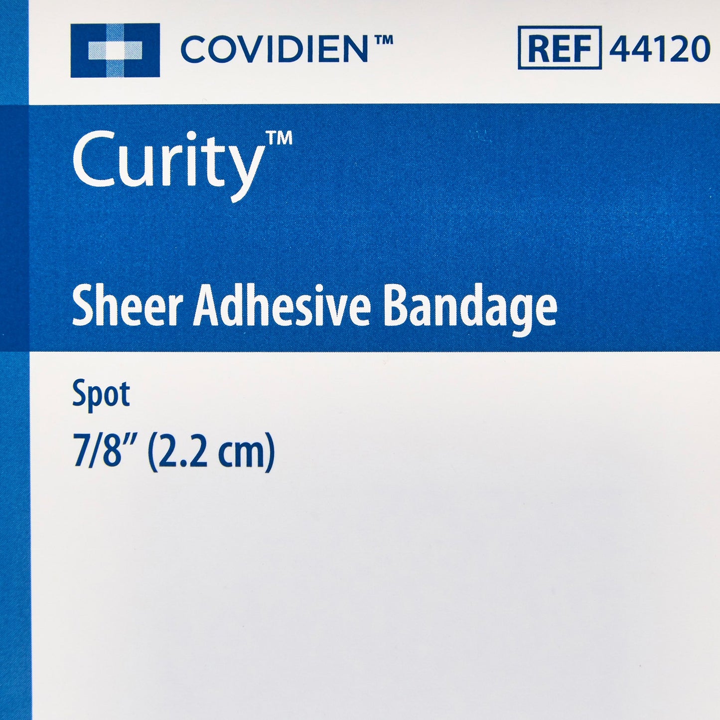 Curity™ Sheer Adhesive Spot Bandage, 7/8-Inch Diameter 44120