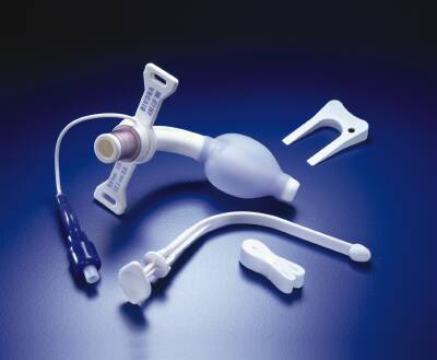 Smiths Medical ASD, Inc. Bivona Mid-Range Aire-Cuf Tracheostomy Tube, Size 7 750170, 1 Each