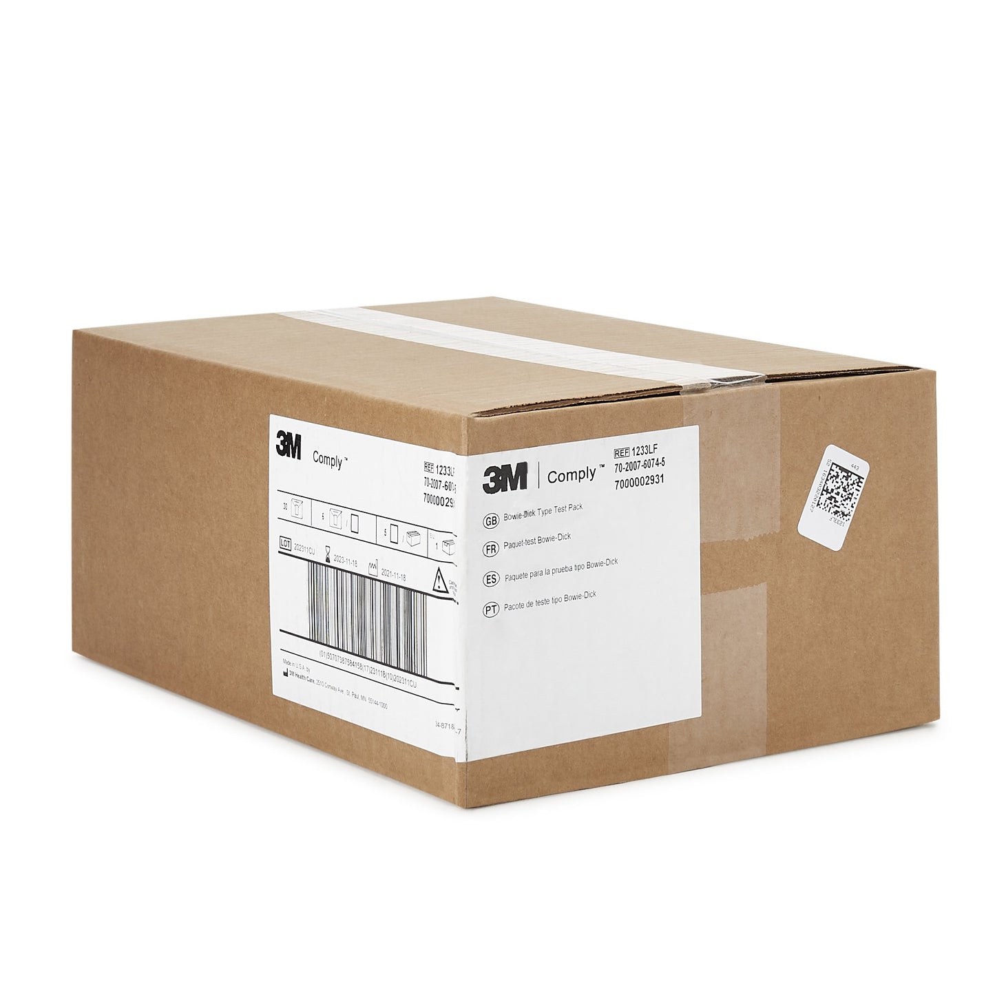 3M™ Comply™ Sterilization Bowie-Dick Test Pack, Type 2, Steam, 270° – 273° F 1233LF