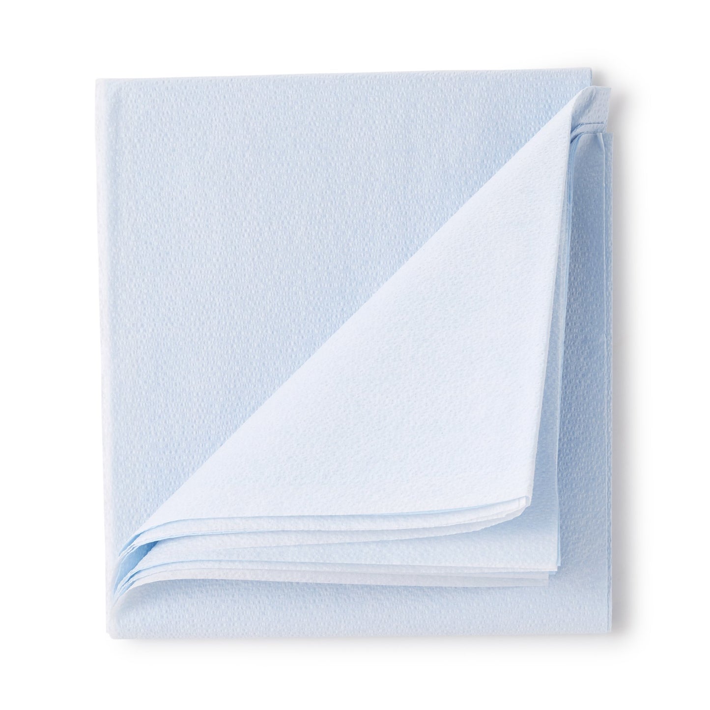 Stretcher Sheet McKesson Flat 40 W X 90 L Inch Blue 50% Cellulose Tissue / 50% Polyethylene Film Disposable - 18-928