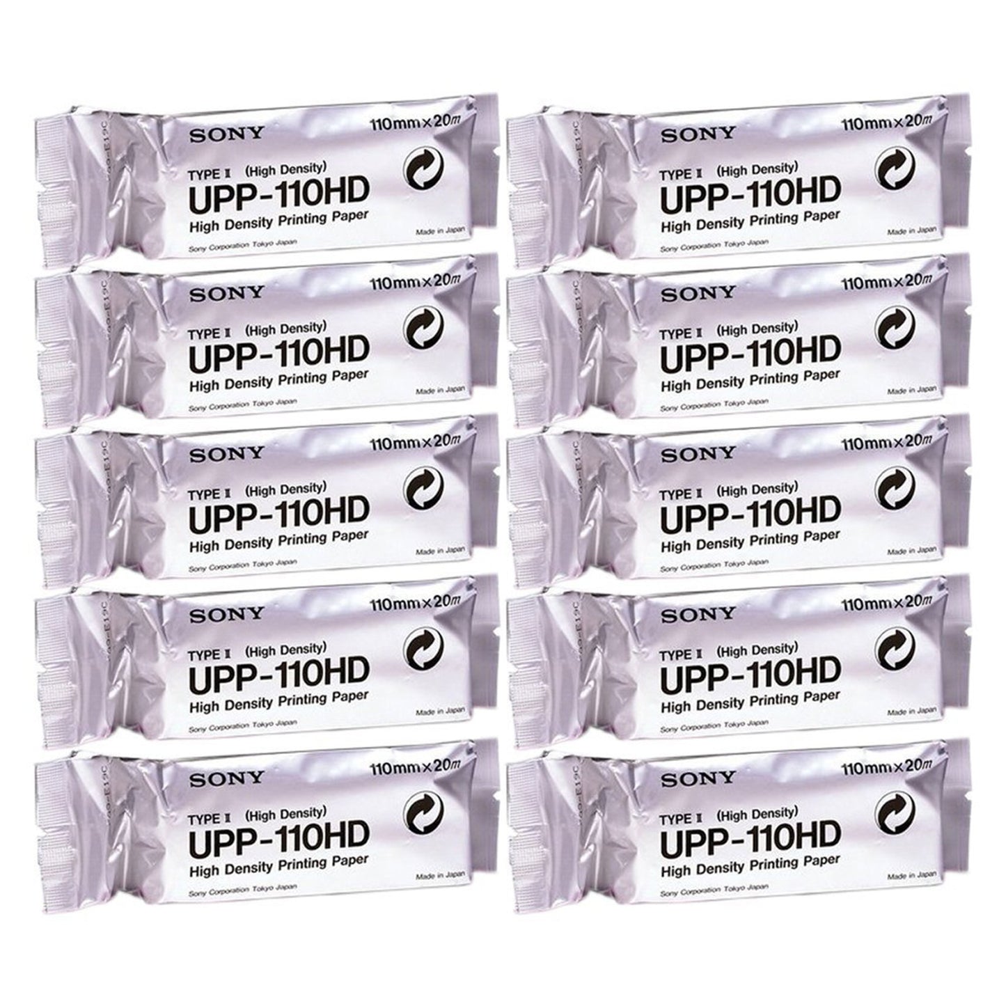 Ultrasound Video Paper Sony® Roll Black and White High Density Without Grid 30751542