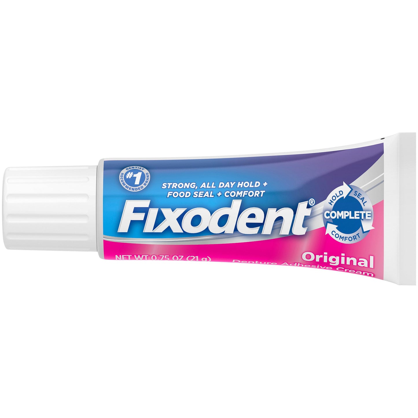 Fixodent Original Denture Adhesive Cream, 0.75 Oz 00076660300378