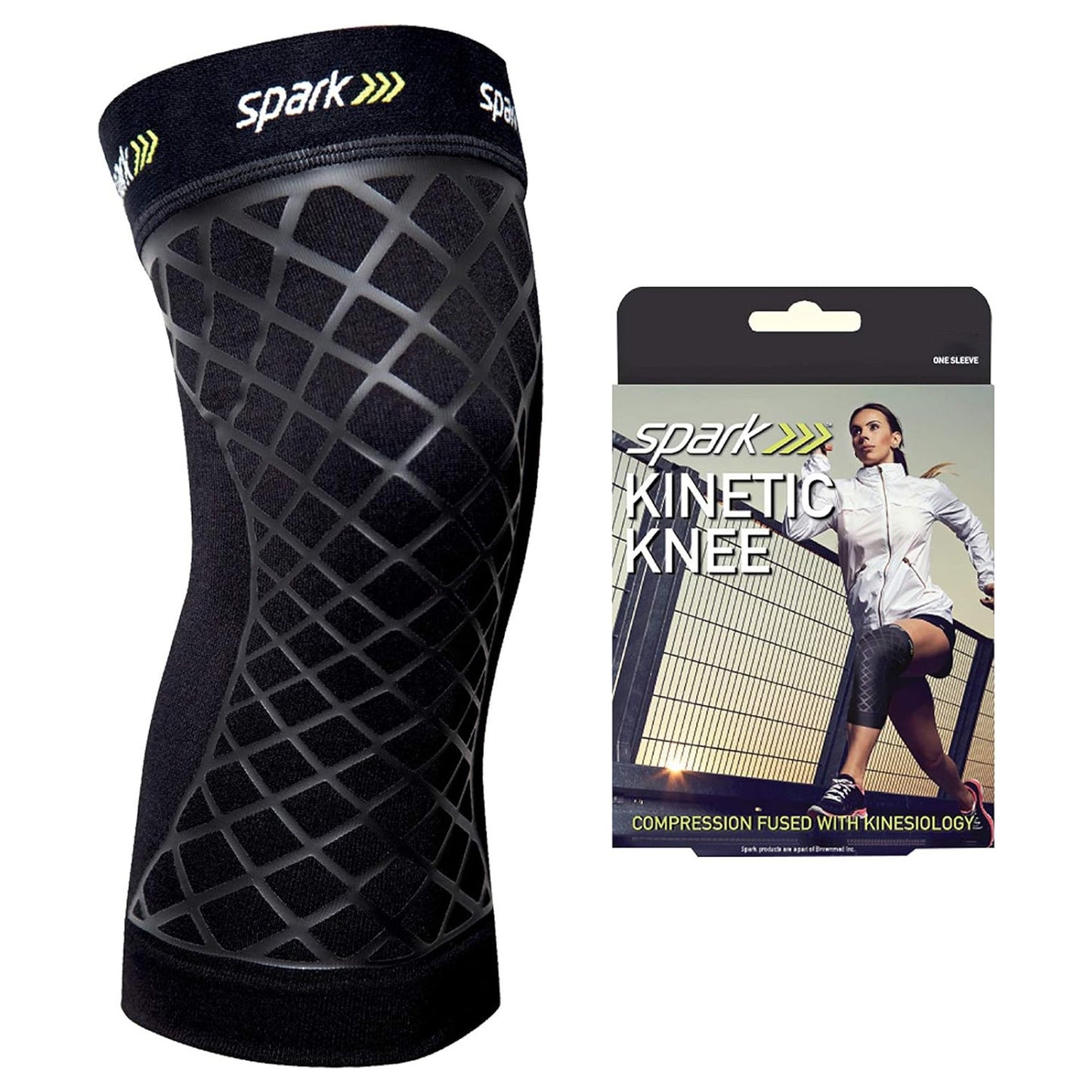 Knee Support Spark Kinetic Knee Small Without Fastening 12 to 14 Inch Knee Circumference Left or Right Knee - 40410