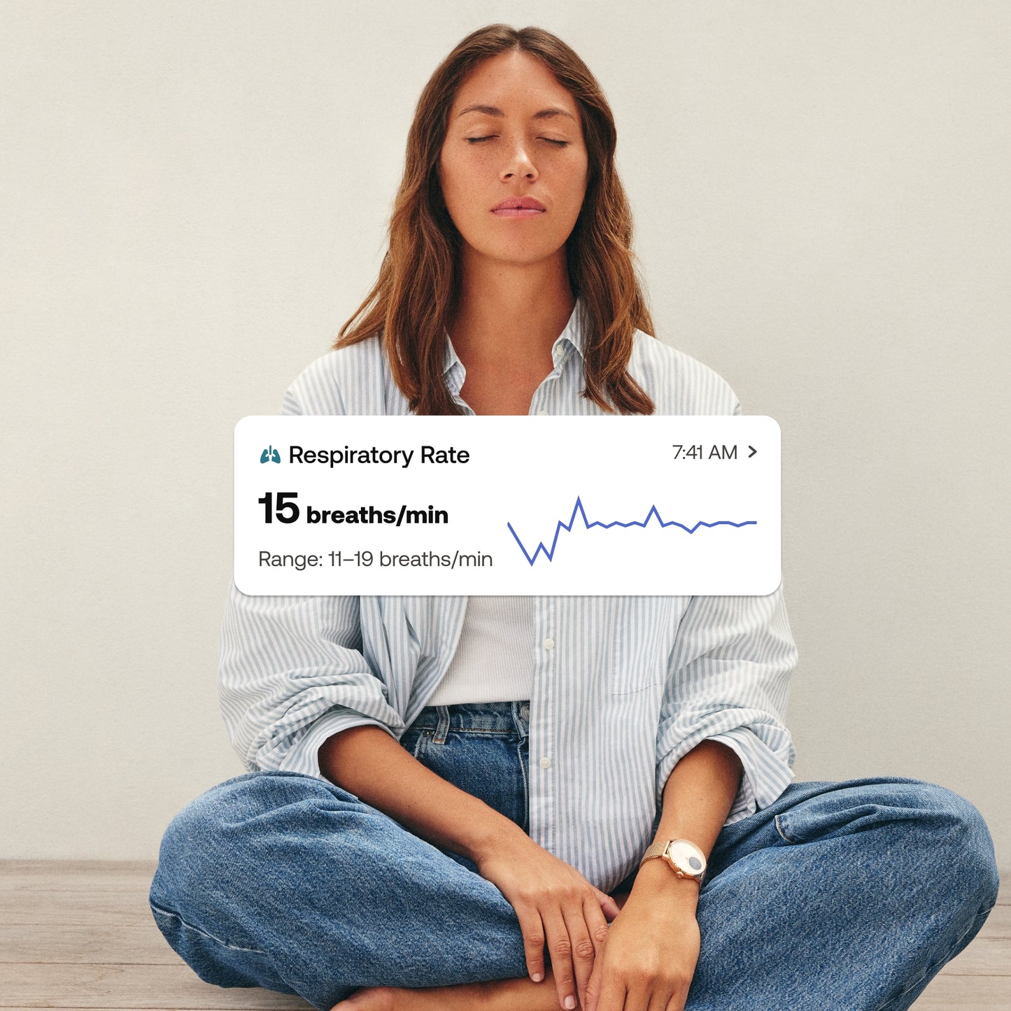 Withings ScanWatch Light Smart Watch, 37mm, Sand HWA11-MODEL 1-ALL-INT