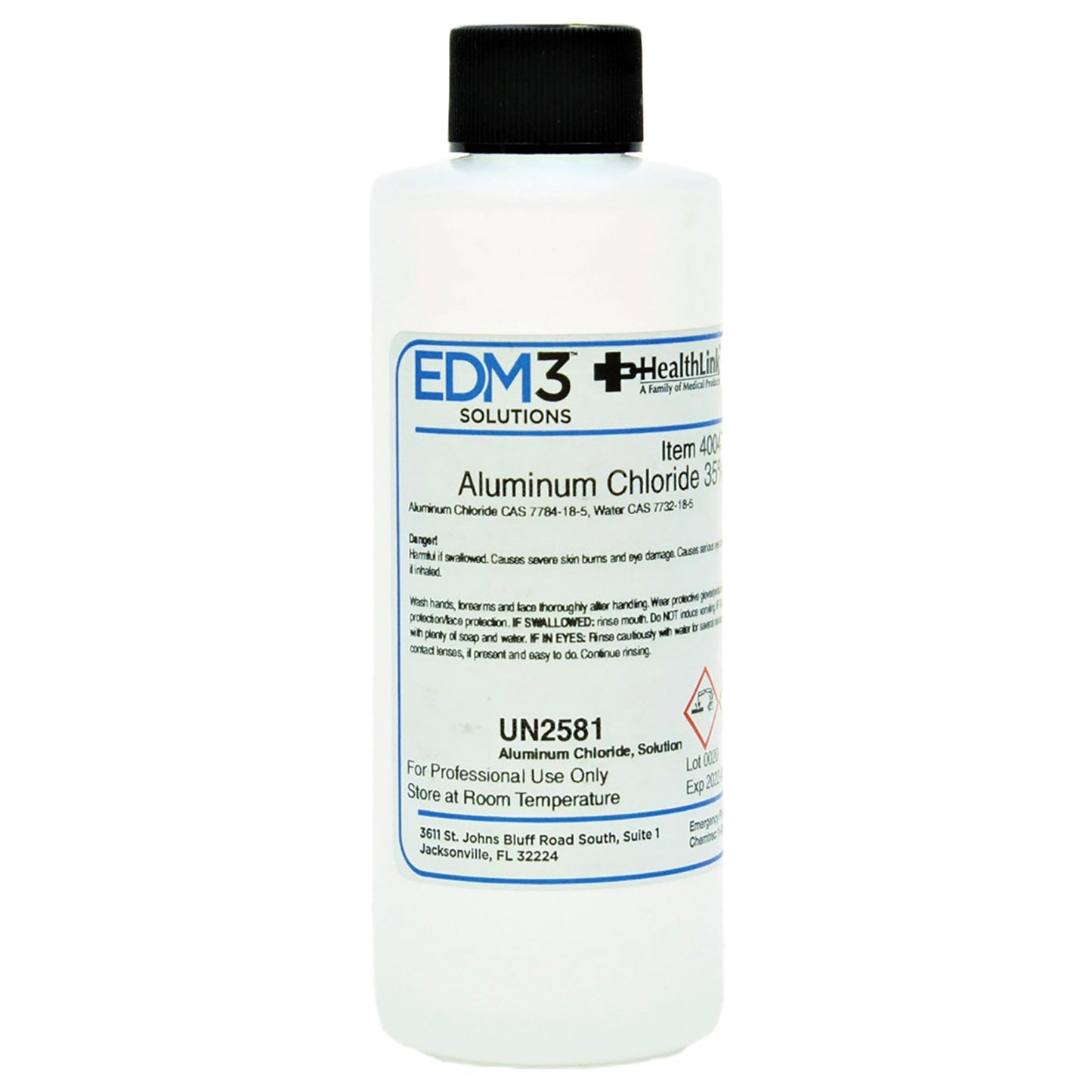 EDM 3 LLC EDM 3 Aluminum Chloride Chemistry Reagent, 4-Ounce Bottle 400472, 1 Each