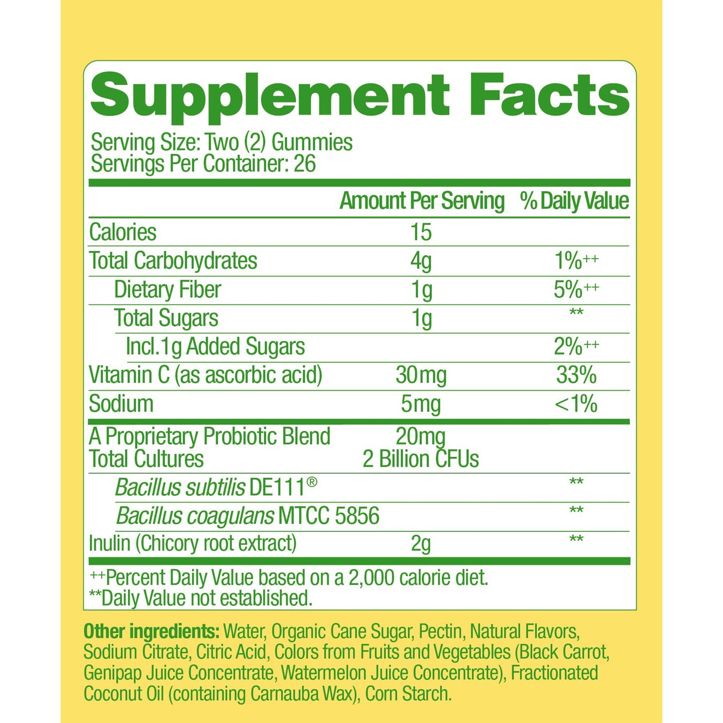 Culturelle® Probiotic + Prebiotic Gummies 049100400921