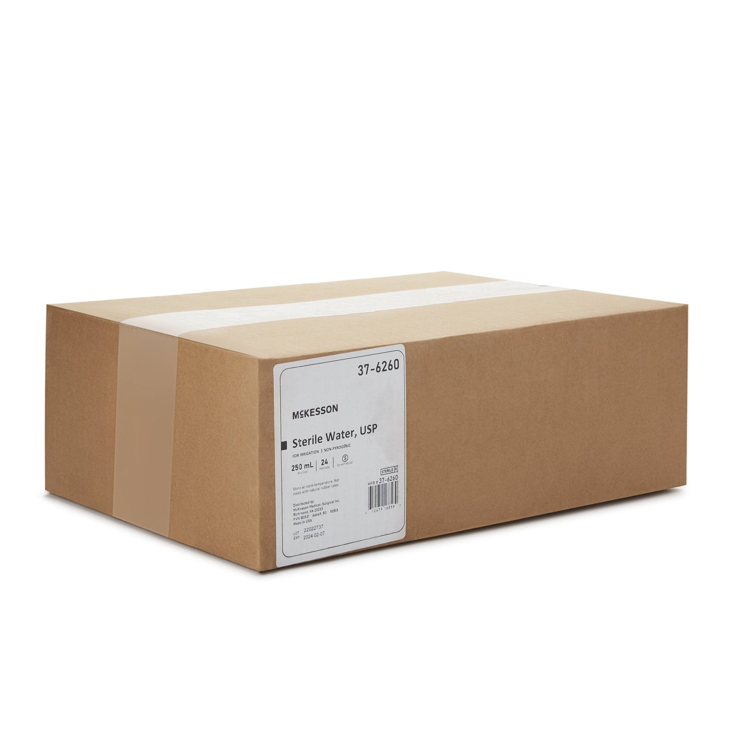 McKesson Sterile Water Irrigation Solution, 250 mL Bottle 37-6260
