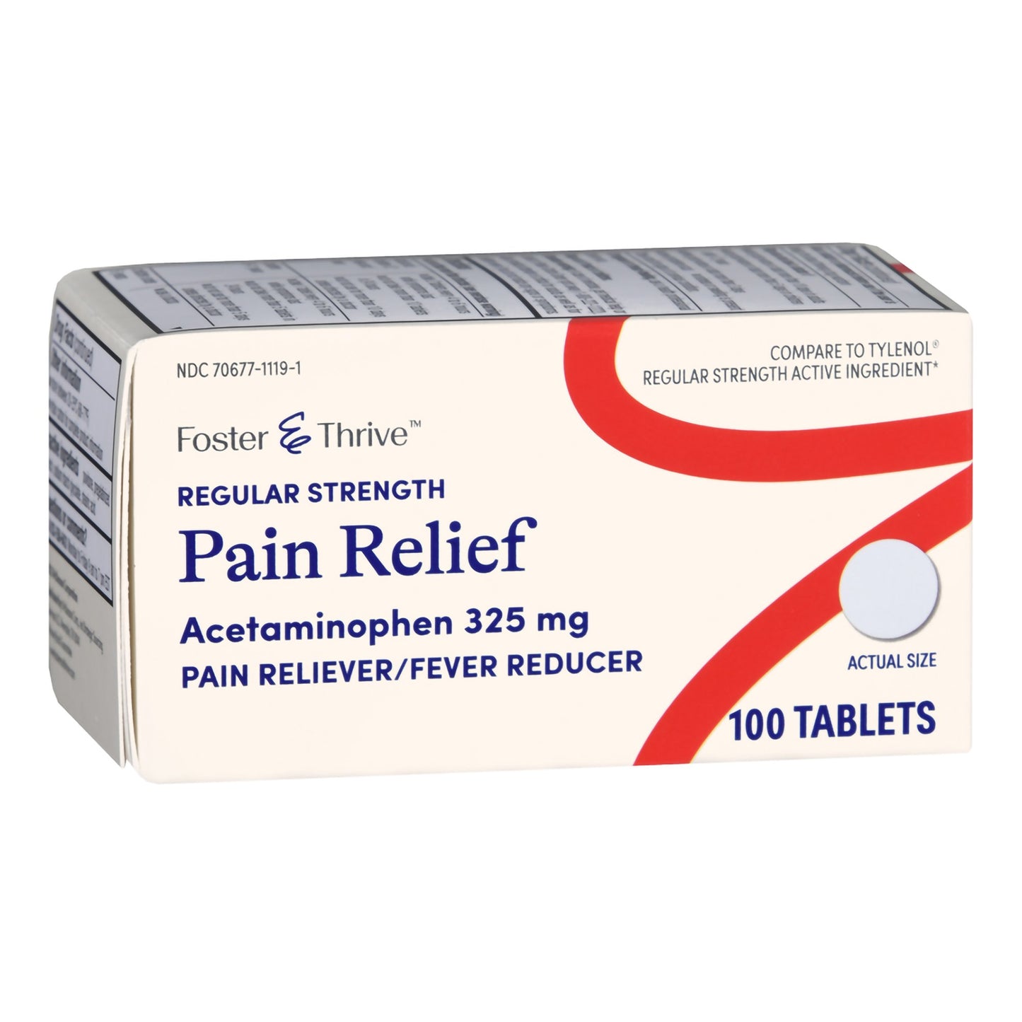 Foster & Thrive™ Regular Strength Pain Relief Acetaminophen 325 mg Tablets 70677111901