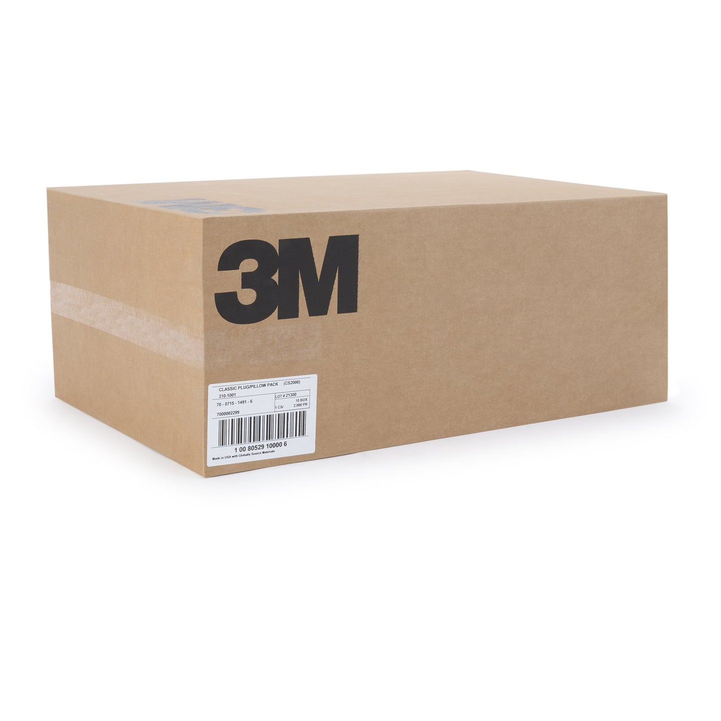 3M 3M E-A-R Classic Cordless Earplugs 310-1001, Box of 1