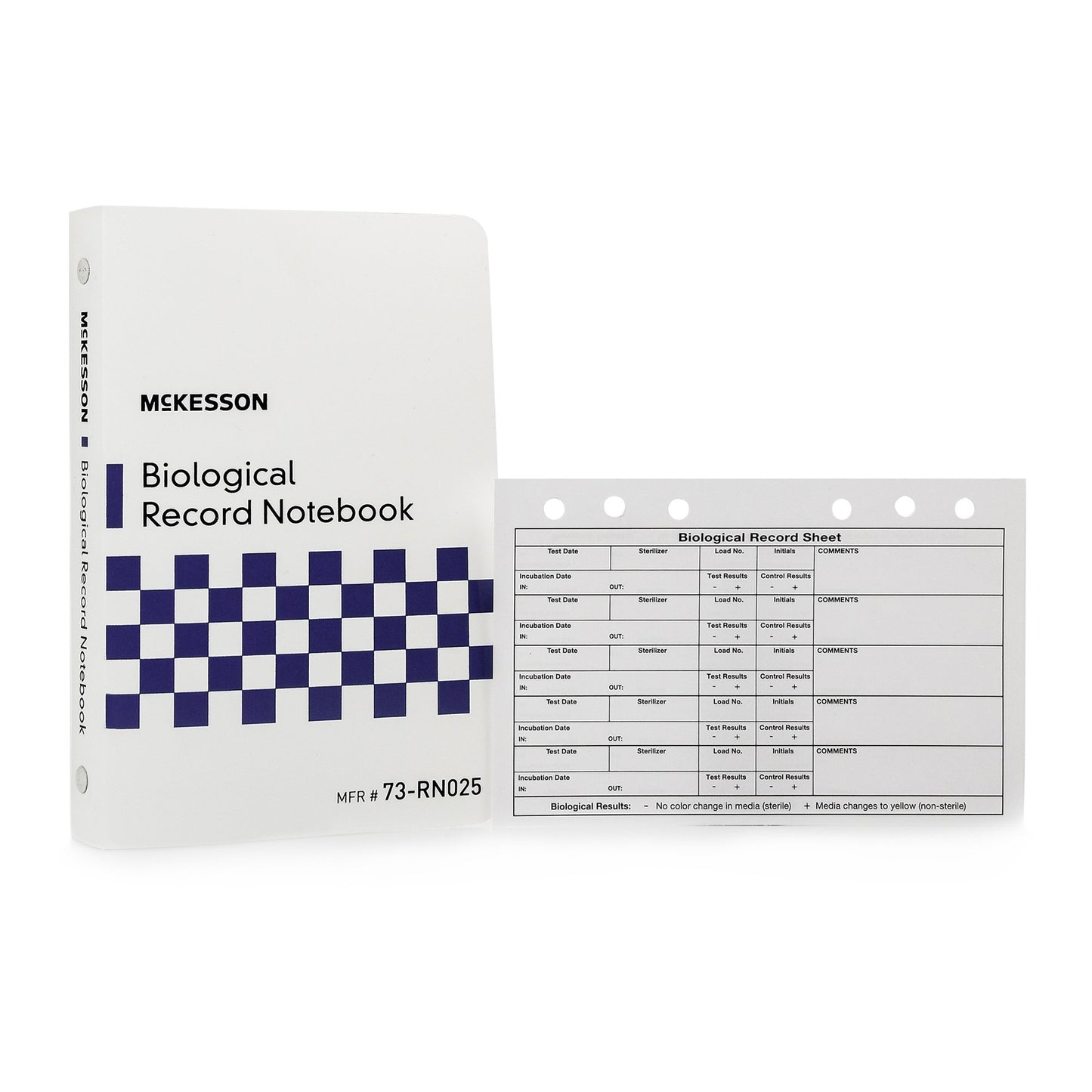 McKesson Performance Biological Record Notebook 73-RN025