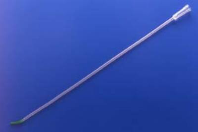 Urethral Catheter Rüsch® Tiemann Tip Silicone Coated PVC 18 Fr. 16 Inch - 221800-000180
