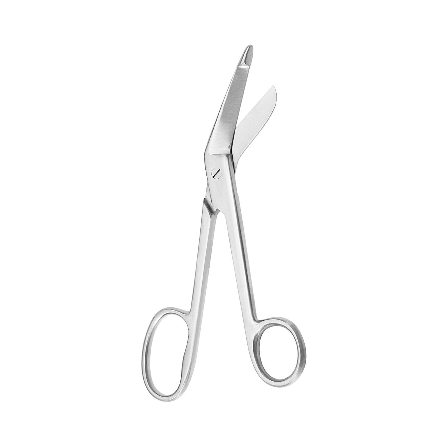 Bandage Scissors McKesson Argent™ Lister 8 Inch Length Surgical Grade Stainless Steel NonSterile Finger Ring Handle Angled Blunt Tip / Blunt Tip - 43-