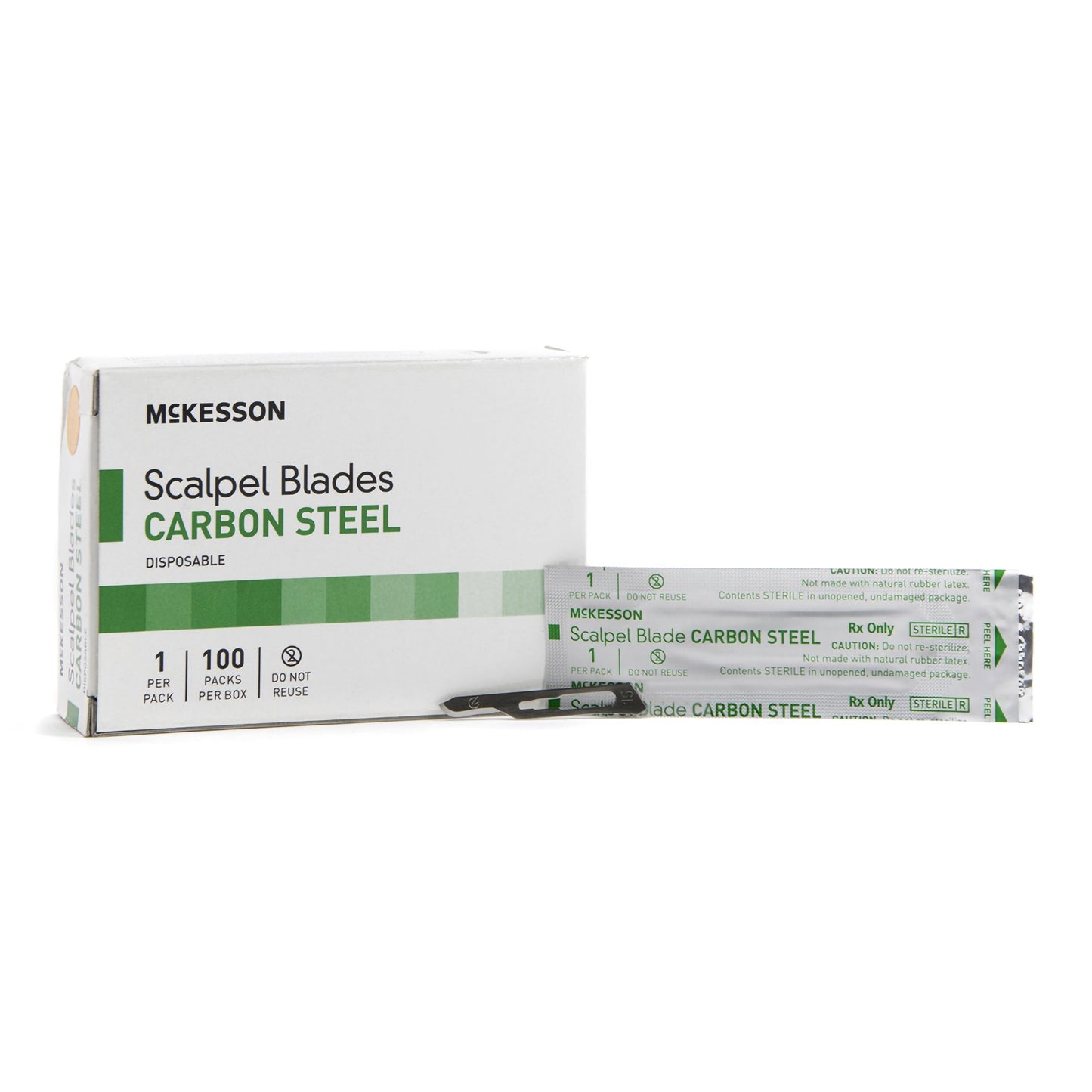 Surgical Blade McKesson Brand Carbon Steel No. 15 Sterile - 1635