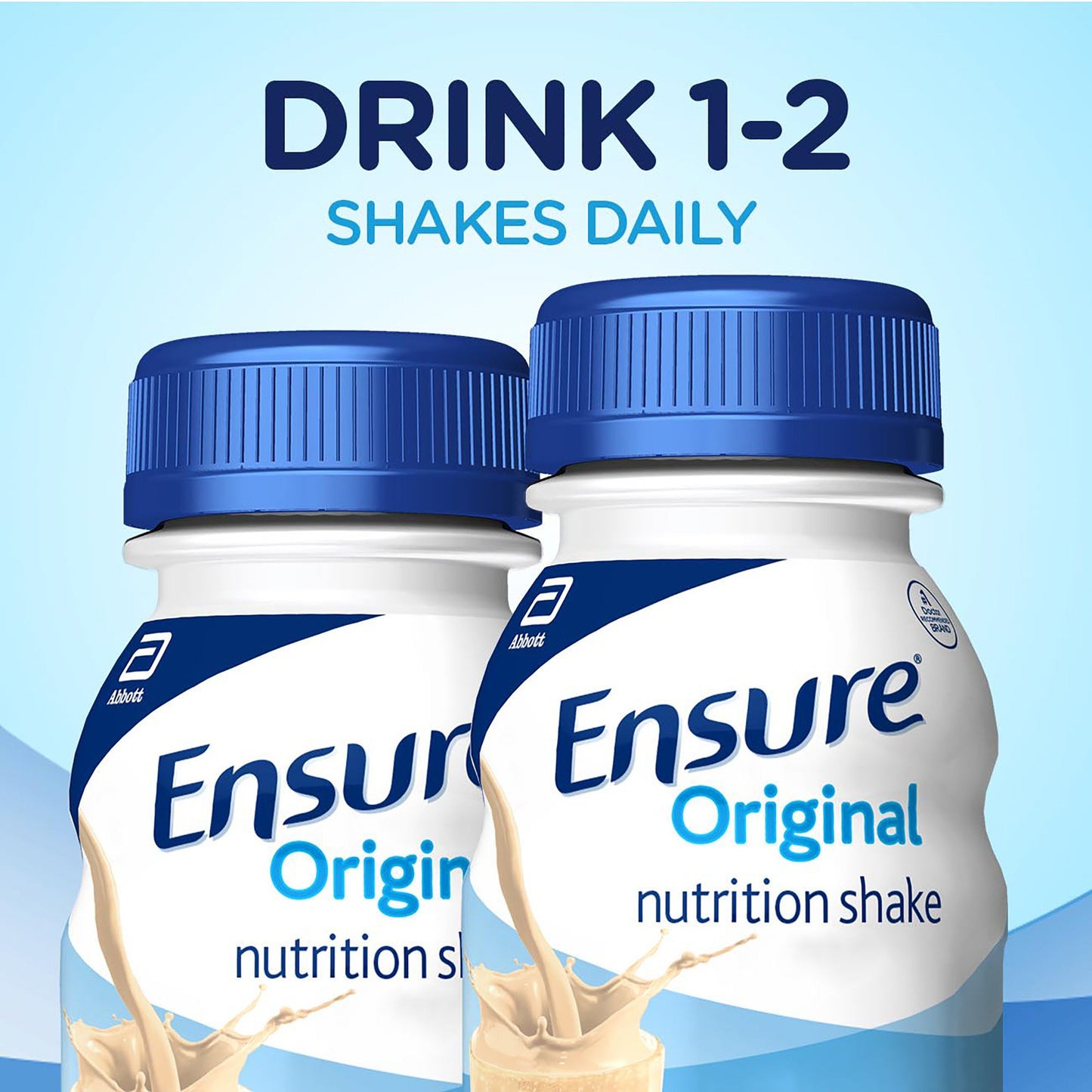 Ensure® Original Therapeutic Nutrition Shake, Vanilla, 8-ounce bottle 58297