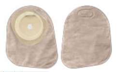 Ostomy Pouch Premier™ One-Piece System 7 Inch Length Flat, Pre-Cut 1-3/16 Inch Stoma Closed End - 82130