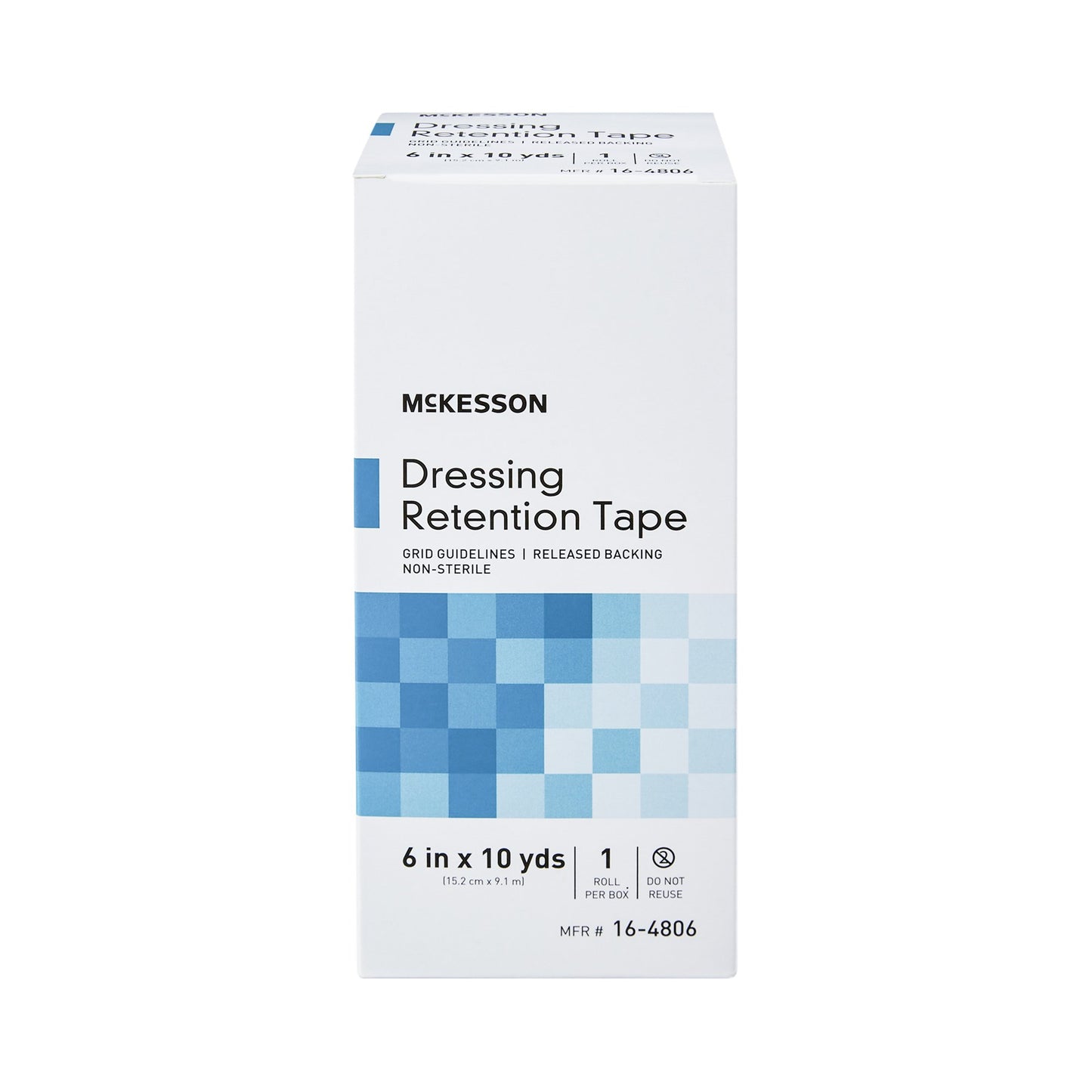 McKesson Nonwoven Fabric Dressing Retention Tape, 6 Inch x 10 Yard 16-4806