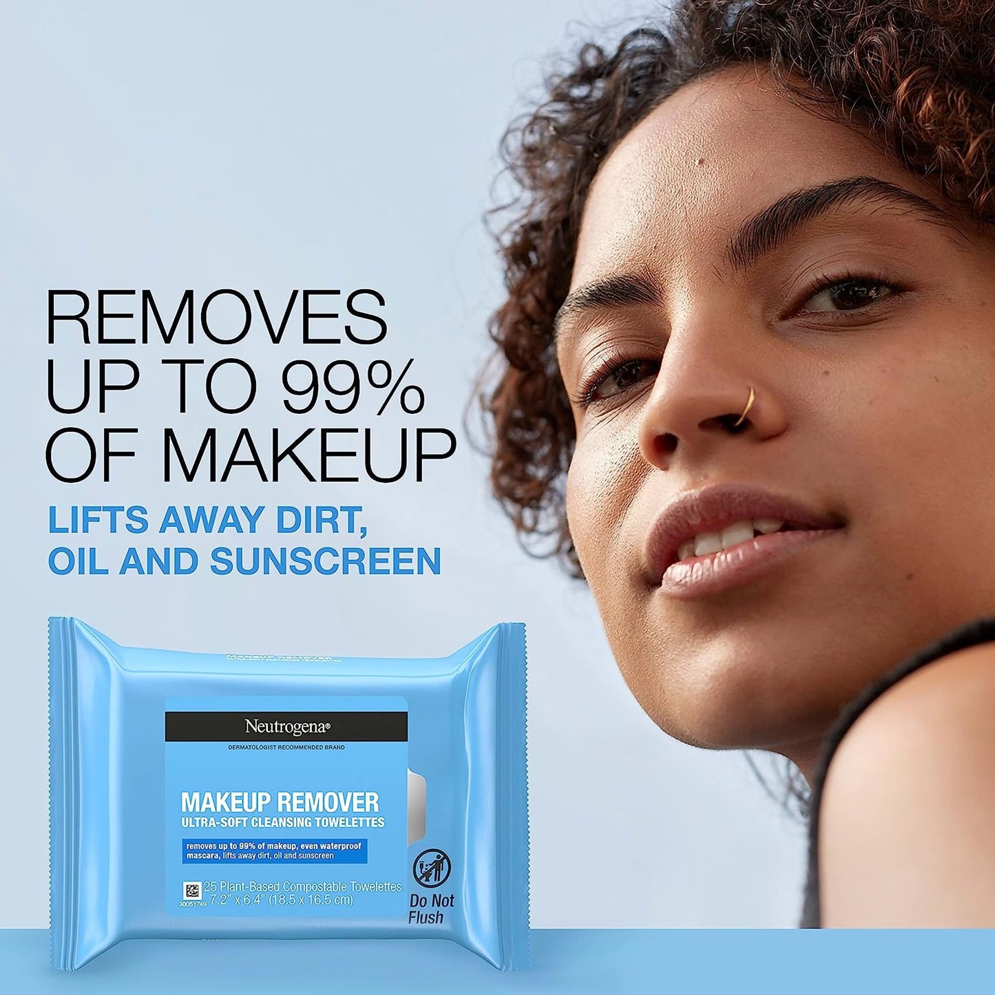 Makeup Remover Neutrogena® Wipe Soft Pack Scented 07050105105
