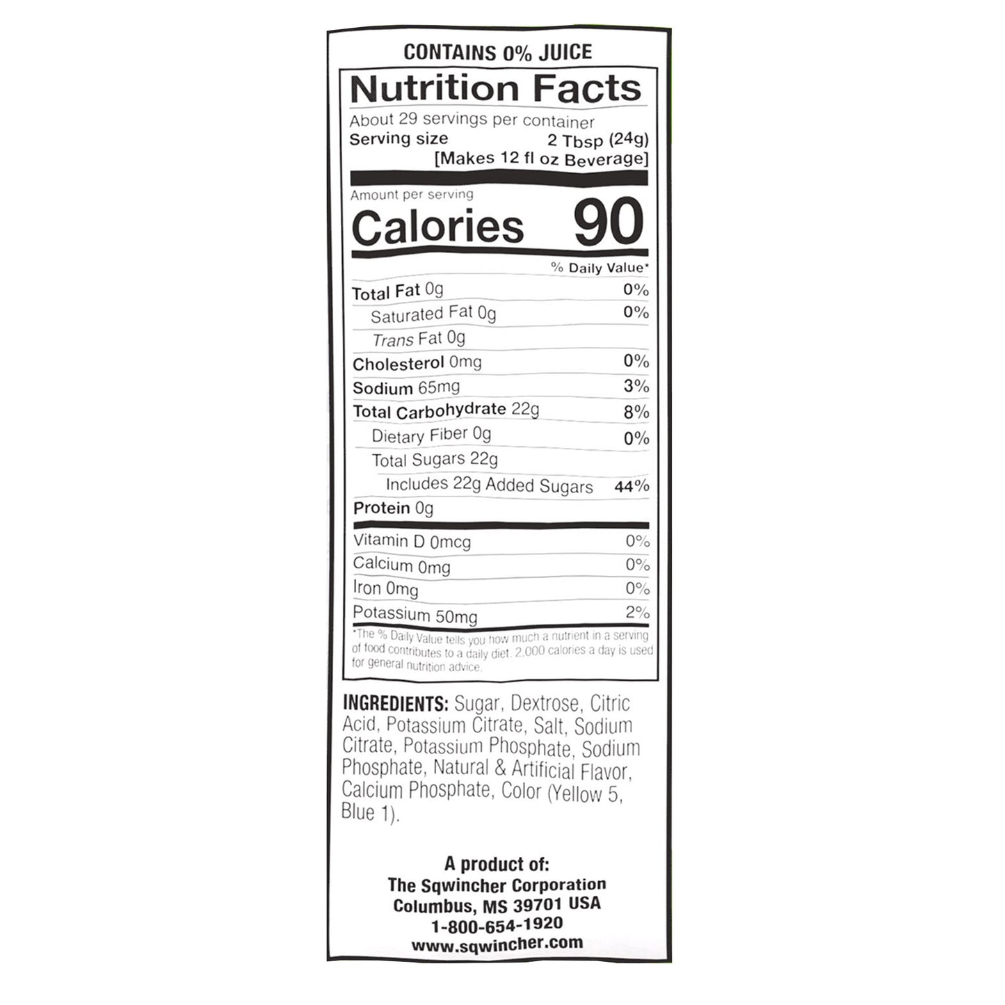 Sqwincher® Powder Pack® Lemon-Lime Electrolyte Replenishment Drink Mix 159016043