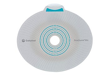 SenSura® Mio Click Barrier, 45 mm Stoma Opening, Blue Color Match 10524