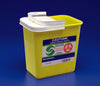Cardinal SharpSafety Chemotherapy Waste Container, 18 Gallon, 26 x 18 x 12 Inch 8989PG2, Case of 5