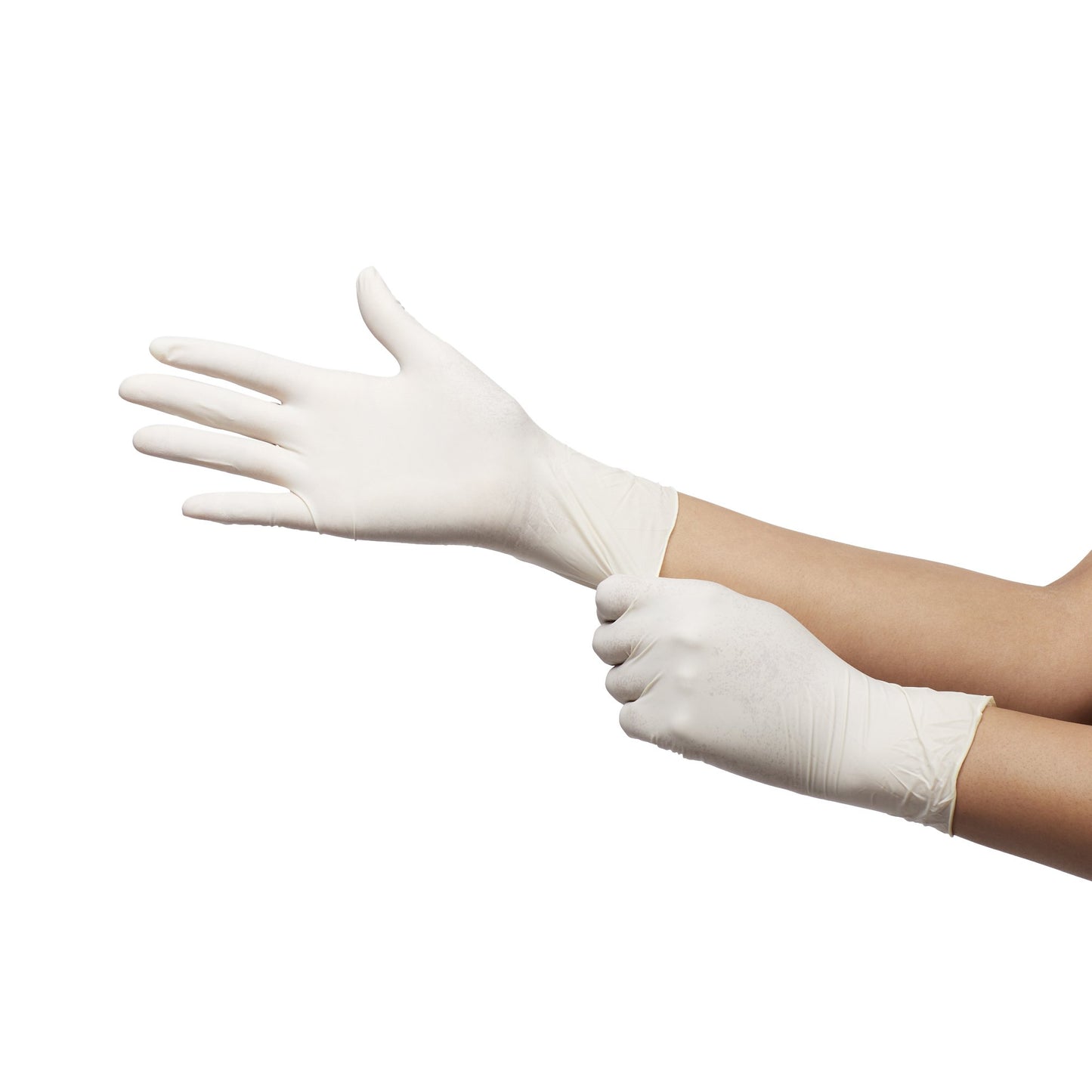 McKesson Confiderm® CL Latex Exam Glove, Large, Ivory 14-428