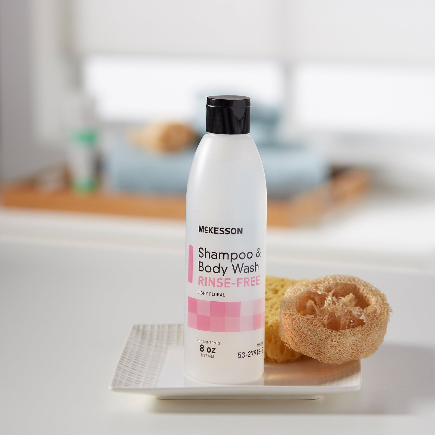 McKesson Rinse-Free Shampoo and Body Wash, 8 oz Bottle 53-27913-8