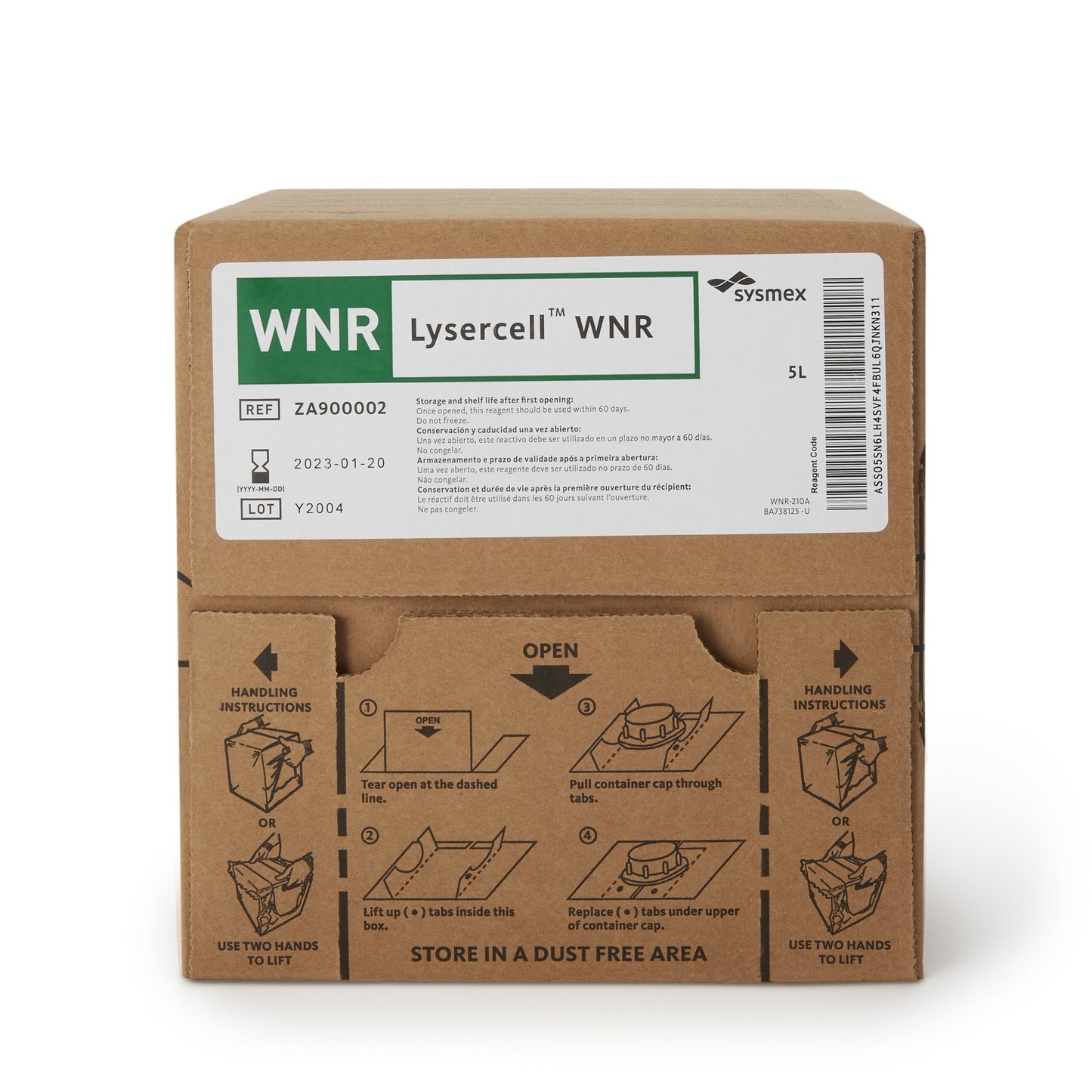 Hematology Reagent Lysercell® WNR White Blood Cell Count (WBC) For Hematology Analyzer ZA900002