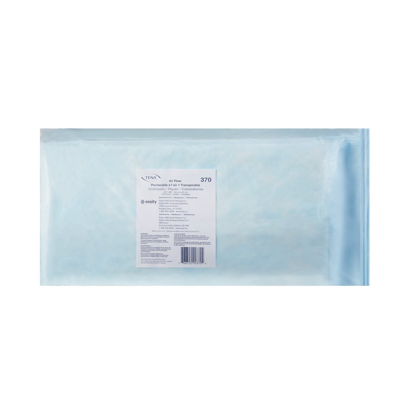 Disposable Underpad TENA® Air Flow 23 X 36 Inch Polymer Moderate Absorbency - 370