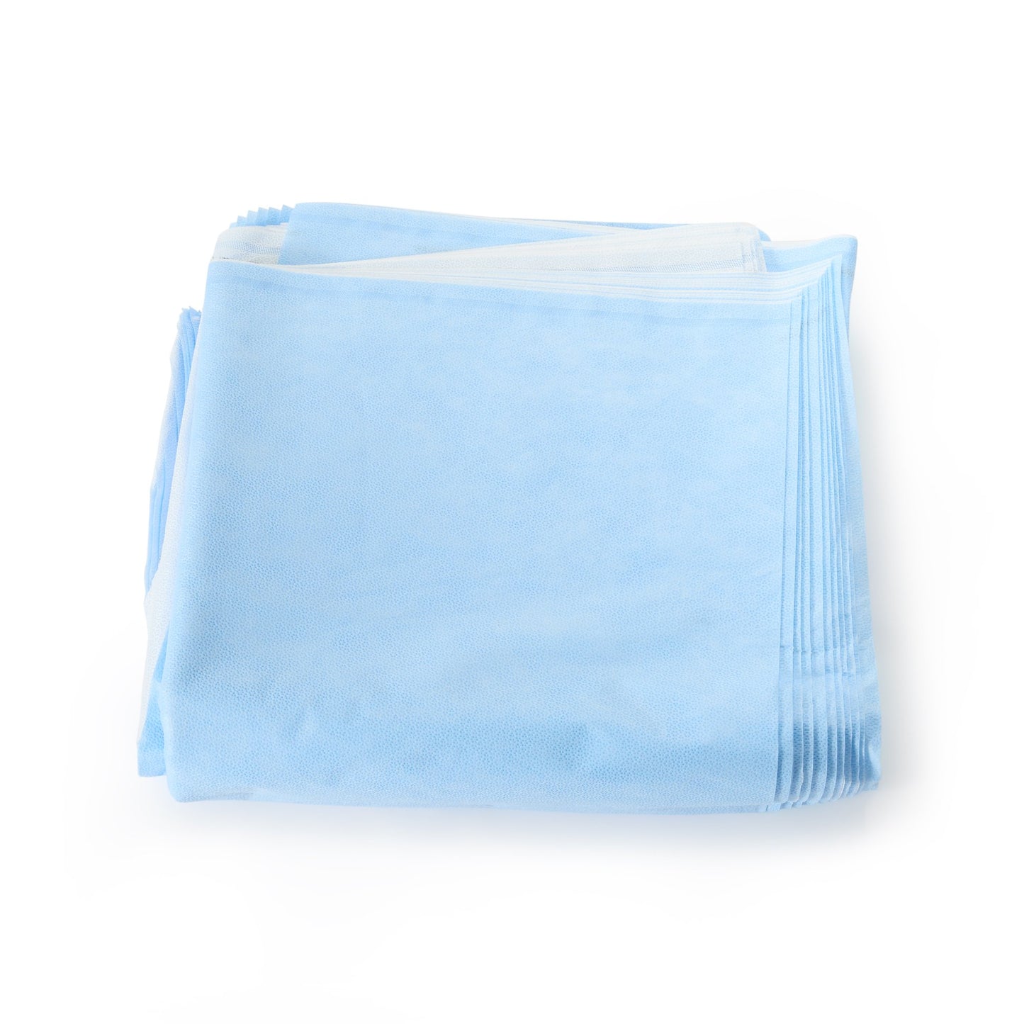 QUICK CHECK* H200 Sterilization Wrap White / Blue 30 X 30 Inch Dual Layer SMS Polypropylene Steam / EO Gas / Hydrogen Peroxide - 34175