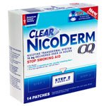 Nicoderm CQ® Nicotine Transdermal System Clear Patches Step 2 14 mg 00135019502