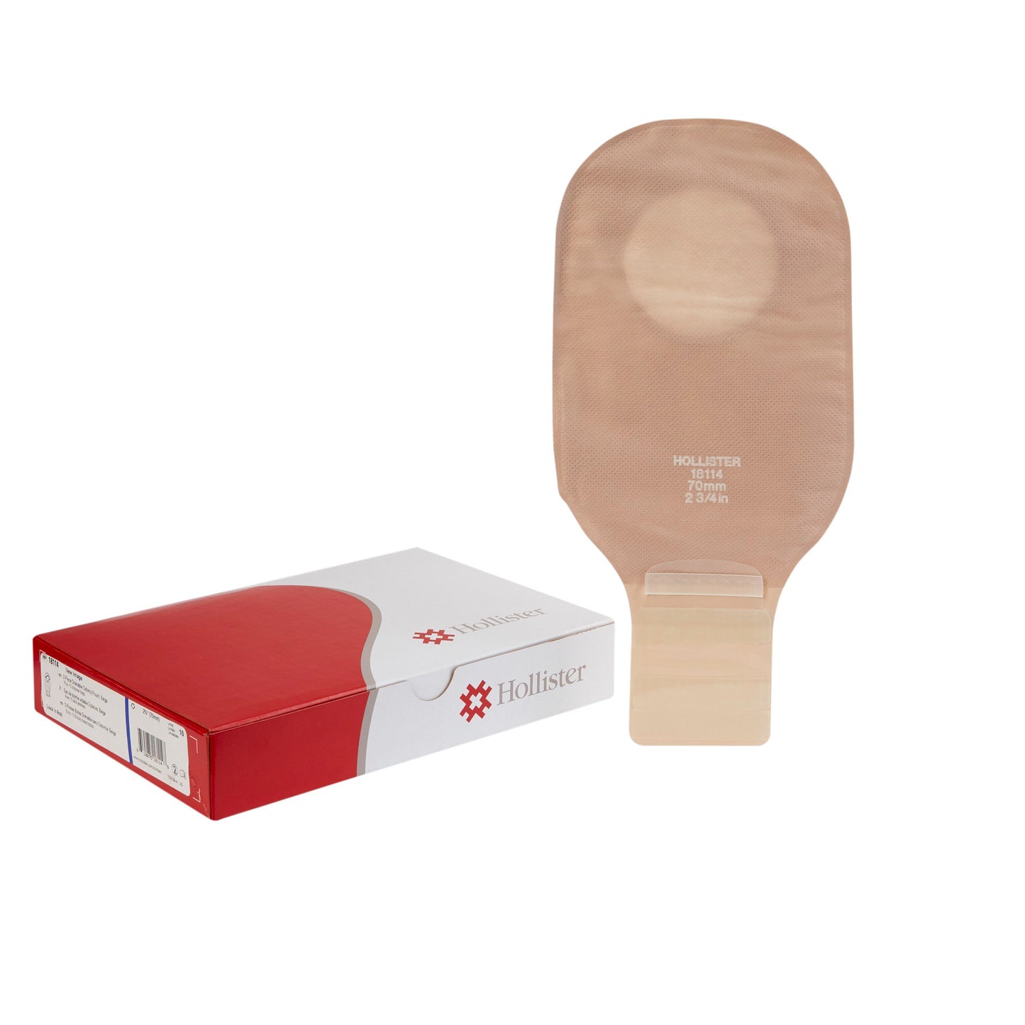 Colostomy Pouch New Image™ Two-Piece System 12 Inch Length Drainable - 18114